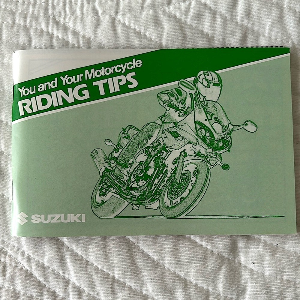 Suzuki Motorcycle Riding Tips Booklet New Illustrations by Buffalo George Toomer